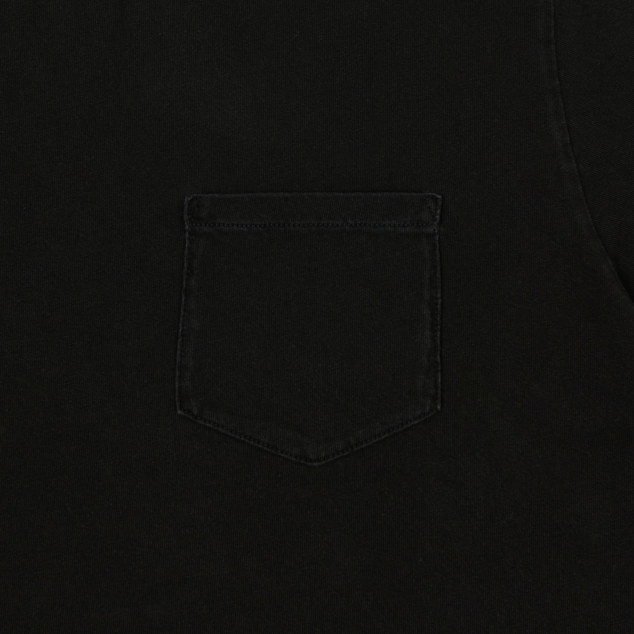 RRL Washed Jersey Pocket T-Shirt - Black Indigo