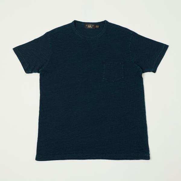 RRL Washed Jersey Pocket T-Shirt - Indigo – SON OF A STAG