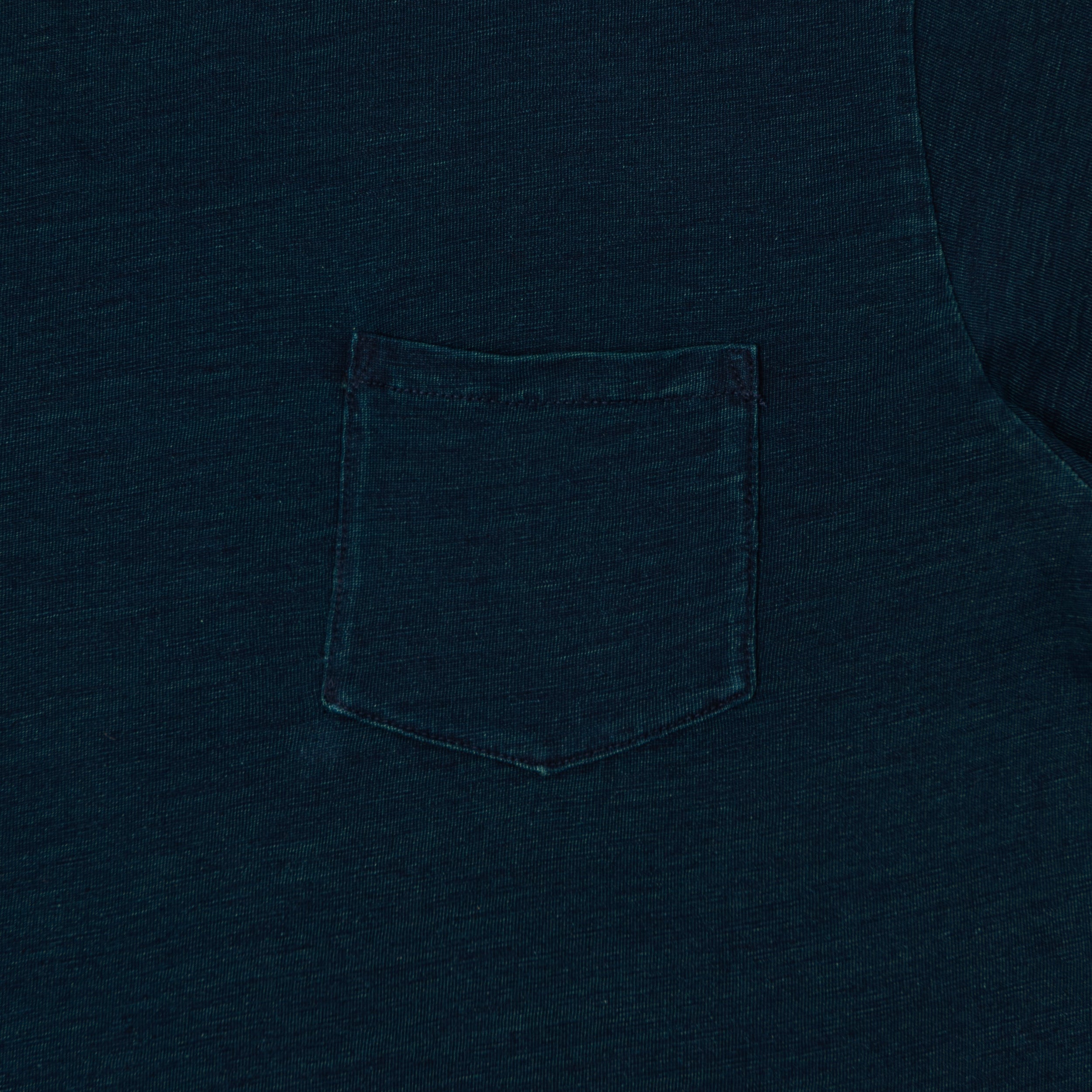 RRL Washed Jersey Pocket T-Shirt - Indigo