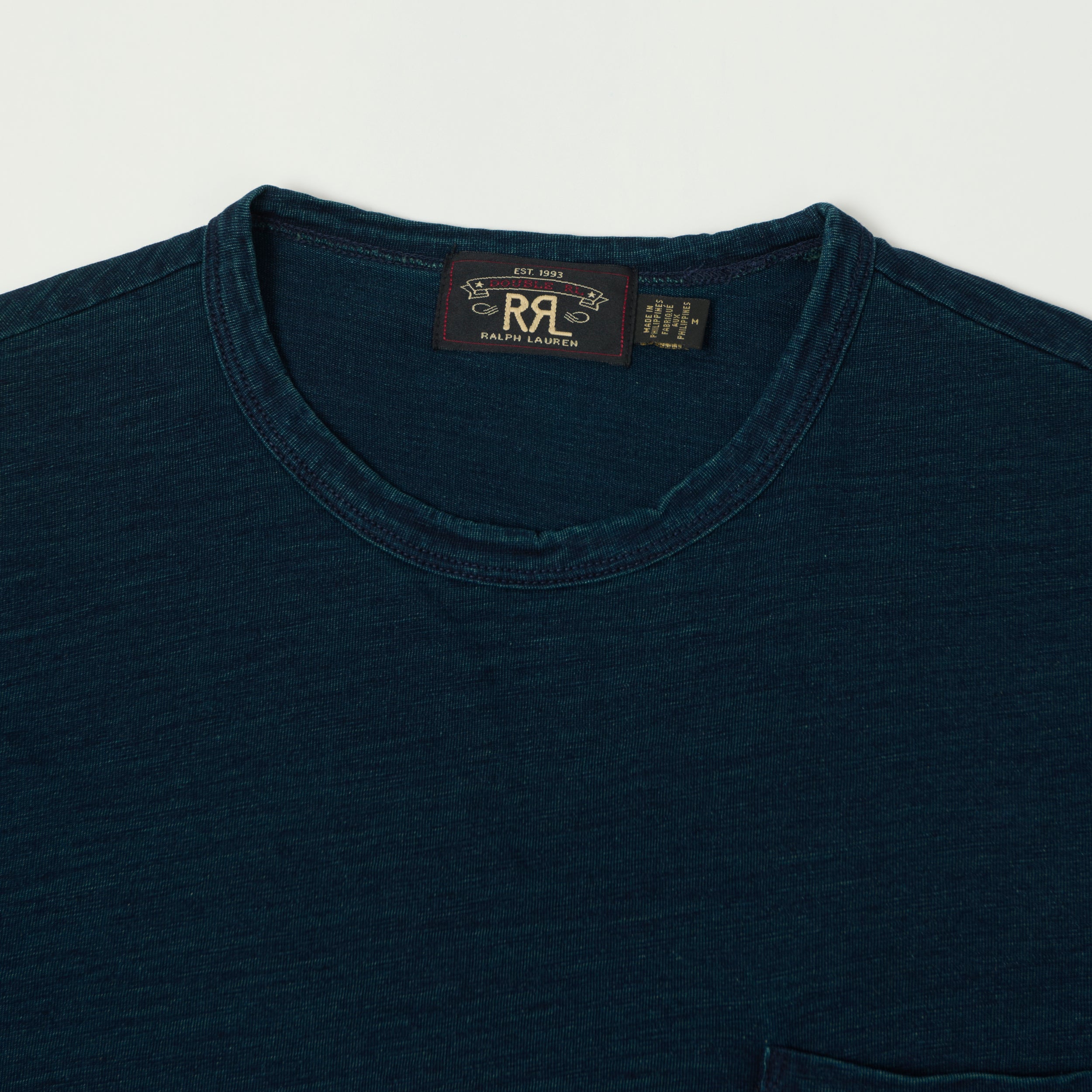 RRL Washed Jersey Pocket T-Shirt - Indigo – SON OF A STAG