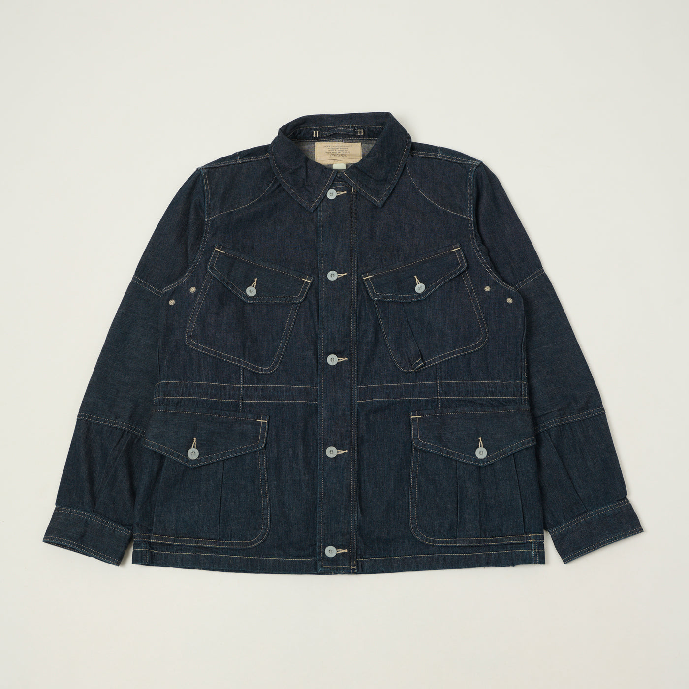 RRL Indigo Denim Field Jacket - Medium Wash