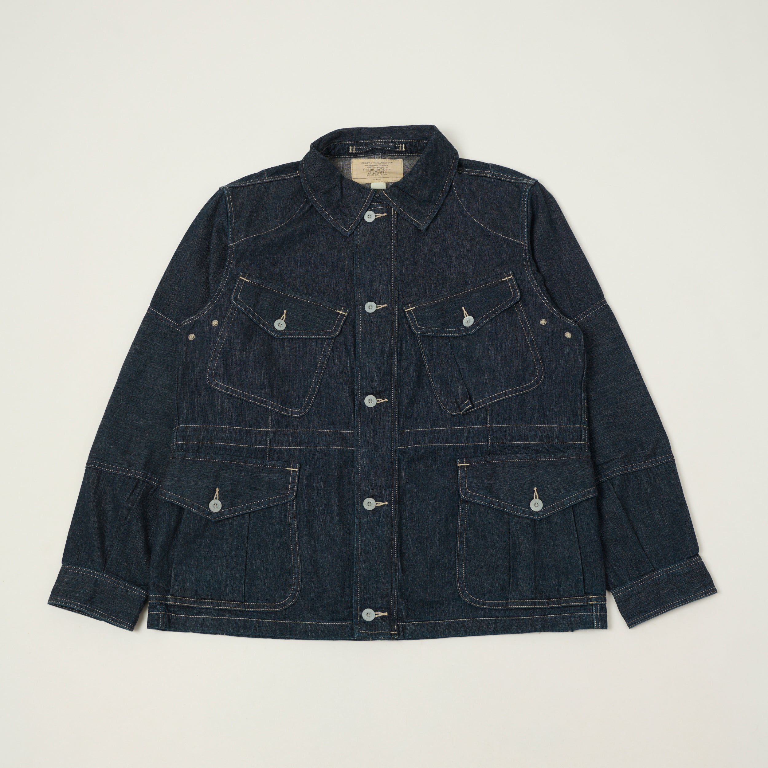 RRL Indigo Denim Field Jacket - Medium Wash