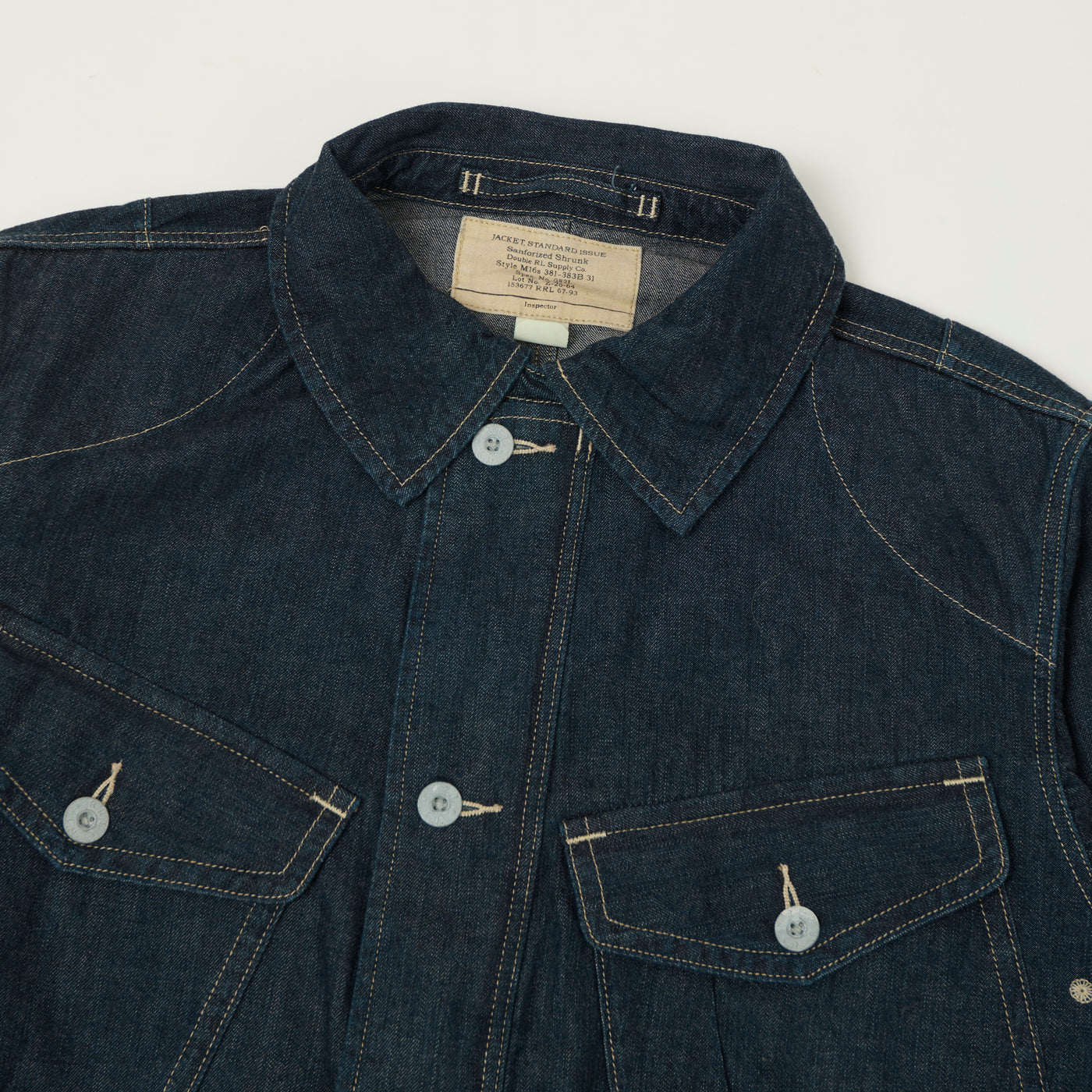 RRL Indigo Denim Field Jacket - Medium Wash