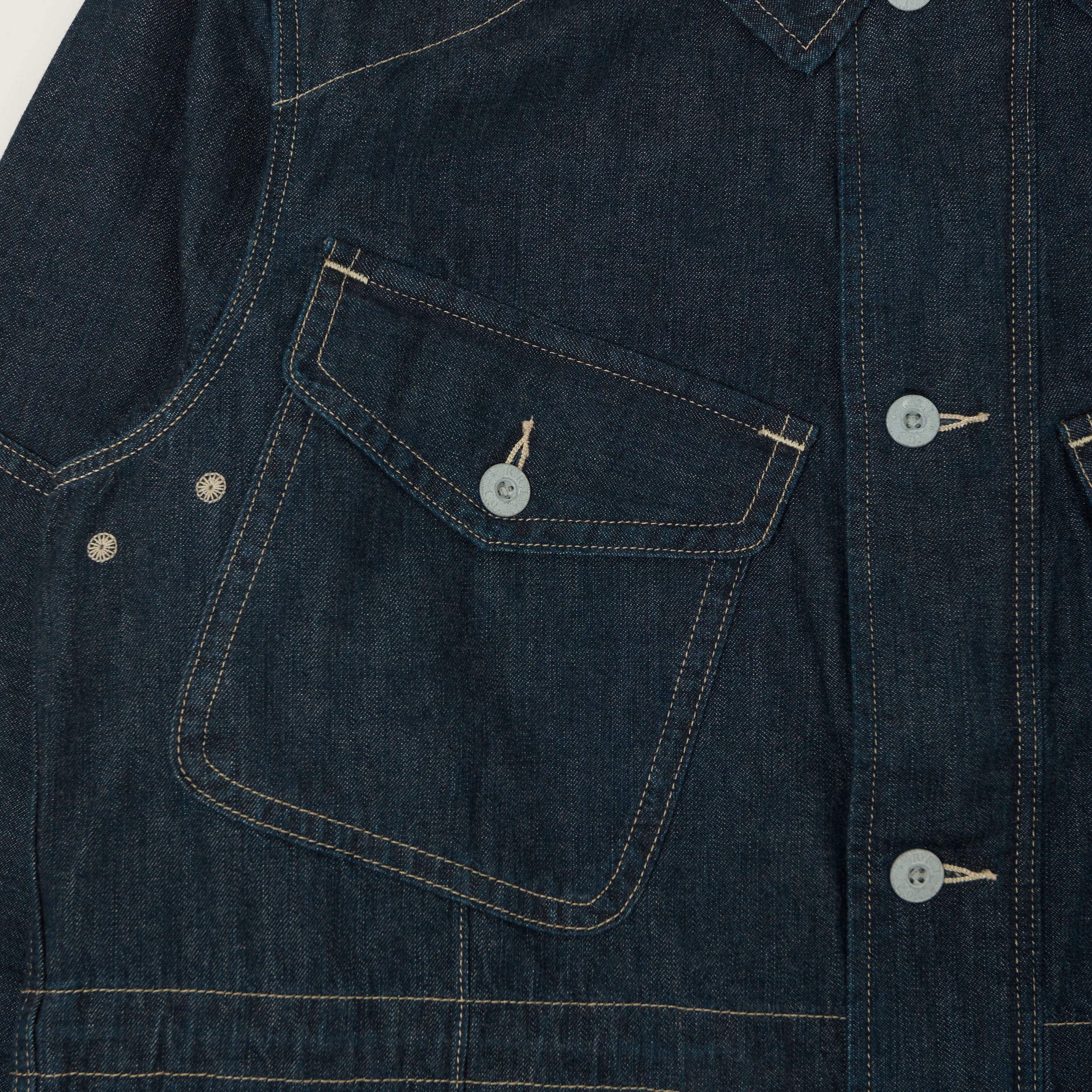 RRL Indigo Denim Field Jacket - Medium Wash