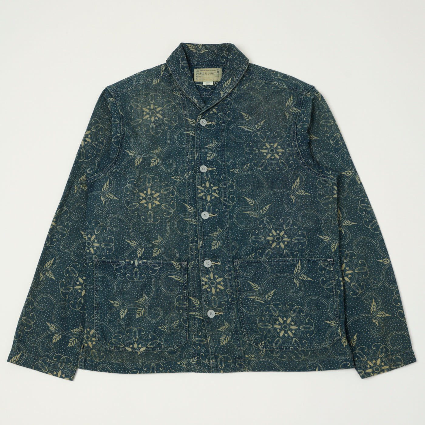 【極美品】RRL INDIGO PAISLEY SHIRT ダブルアールエル Bibian 比比昂- RRL Paisley Indigo Shirt ダブルアールエル
