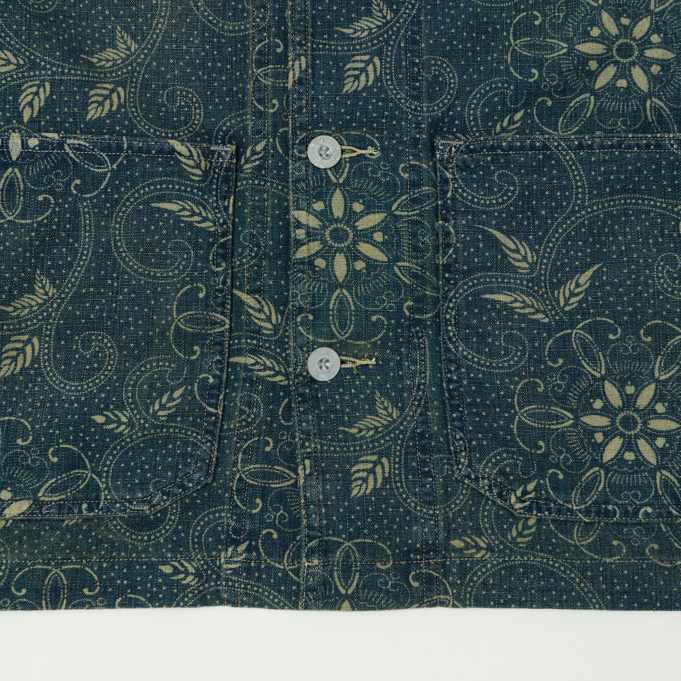 RRL INDIGO STAR PATTERN SHIRT チンストラップ RRL INDIGO STAR PATTERN SHIRT チンストラップ RRL INDIGO STAR