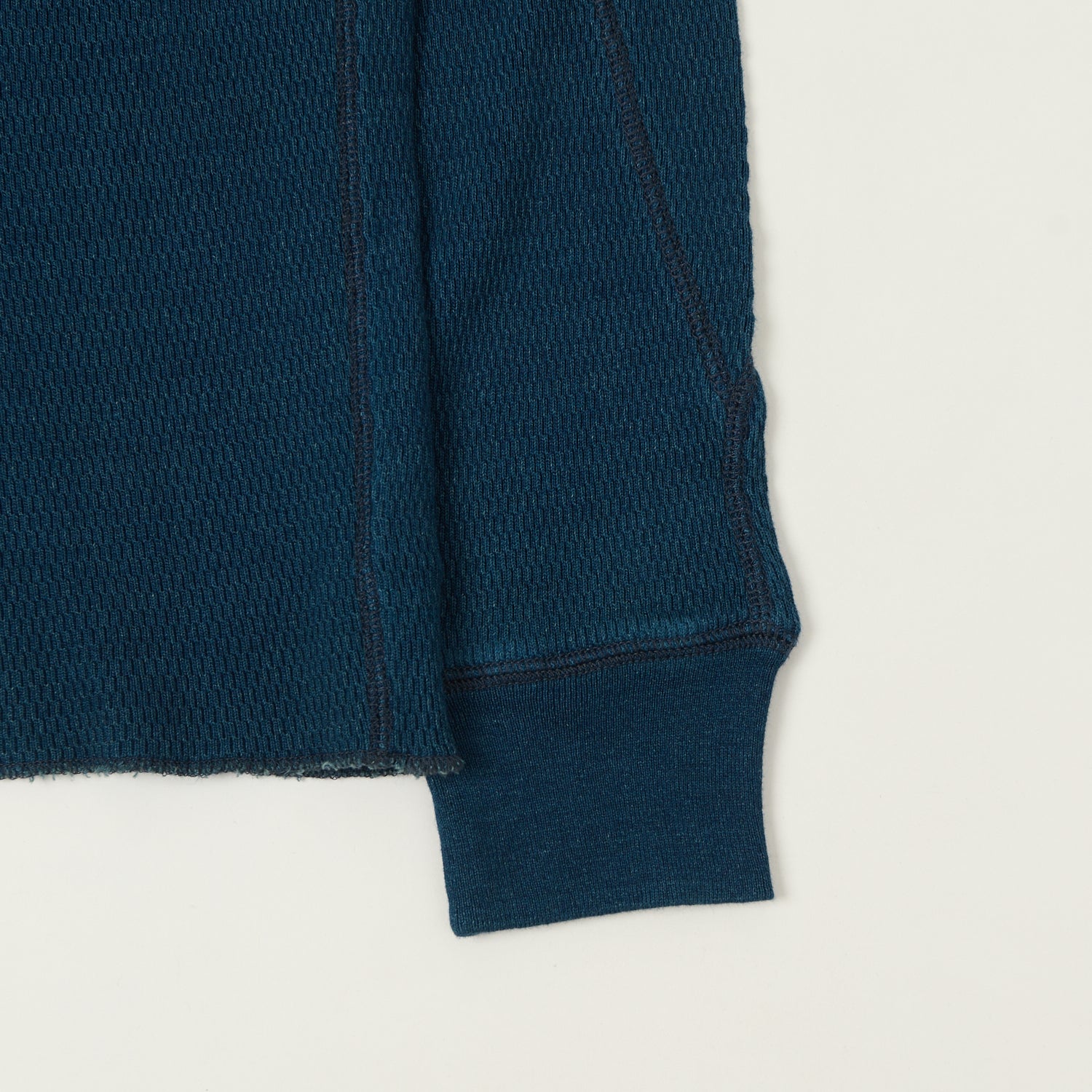 RRL Jacquard-Knit Thermal - Rinsed Blue Indigo – SON OF A STAG