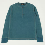 RRL Jacquard-Knit Henley - Indigo