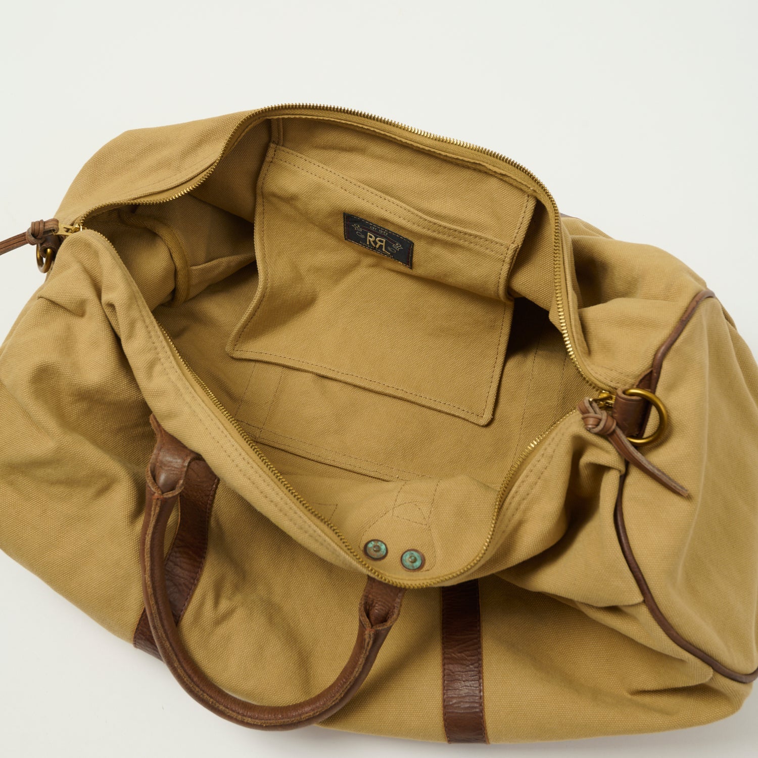 RRL Leather-Trim Canvas Duffel – SON OF A STAG