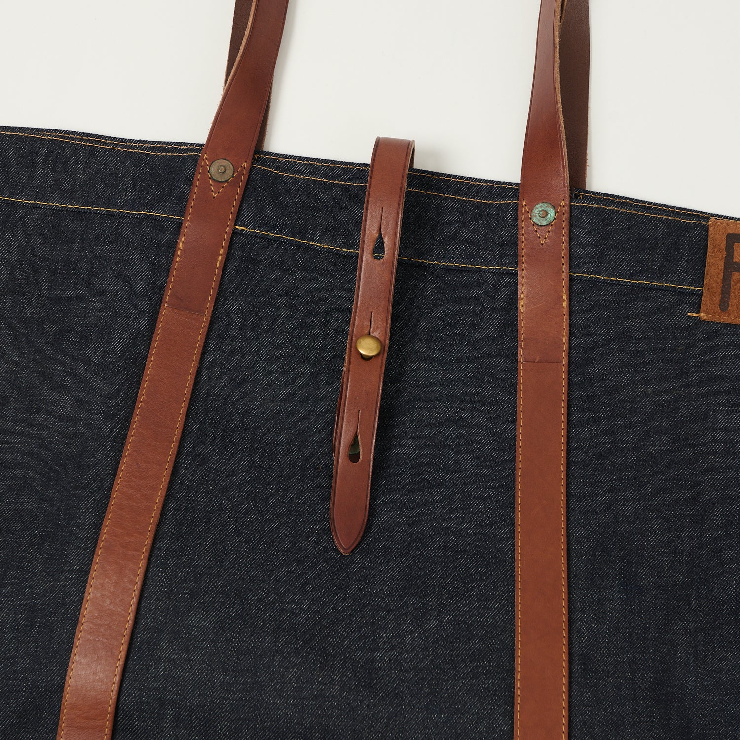 RRL Leather-Trim Denim Tote Bag - Indigo – SON OF A STAG