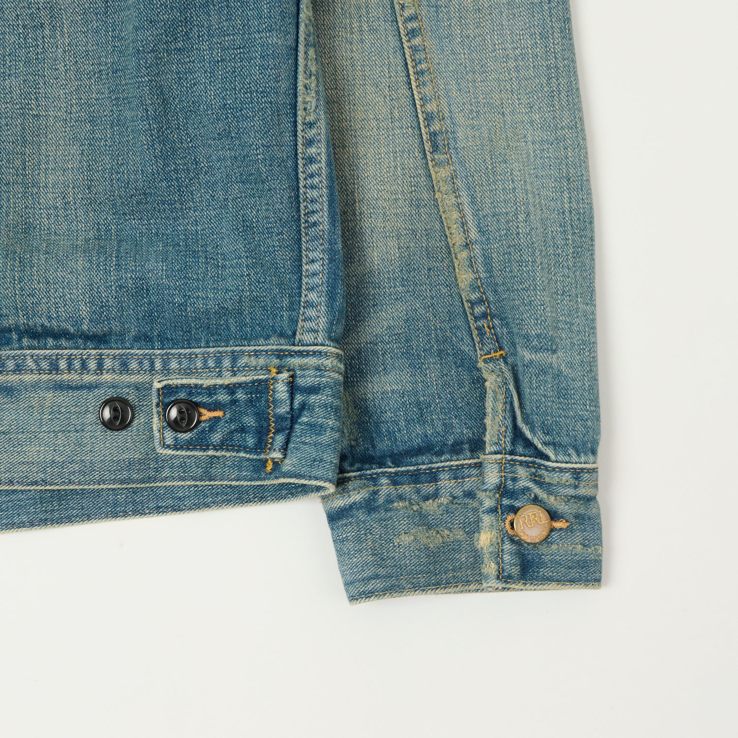 RRL 'Leeland' Denim Trucker Jacket - Heavy Wash