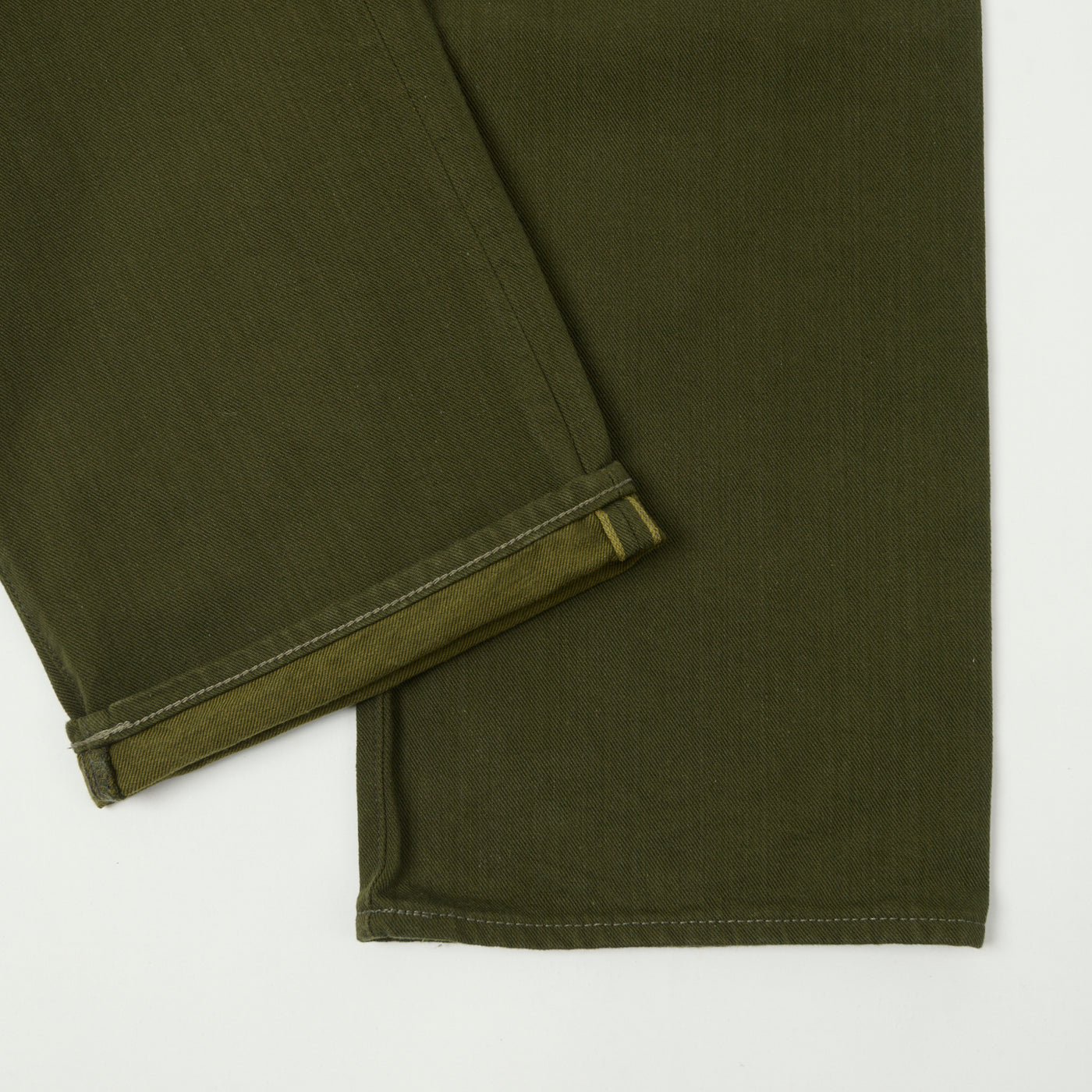 RRL Limited Edition Olive Selvedge Jean - One Wash | SON OF