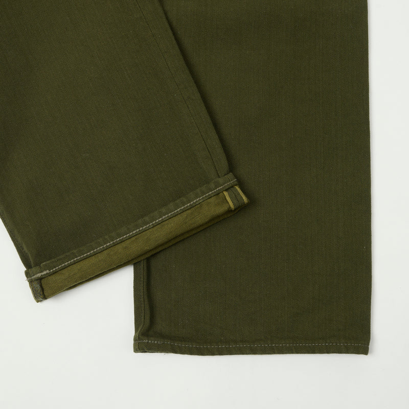 RRL Limited Edition Olive Selvedge Jean - One Wash