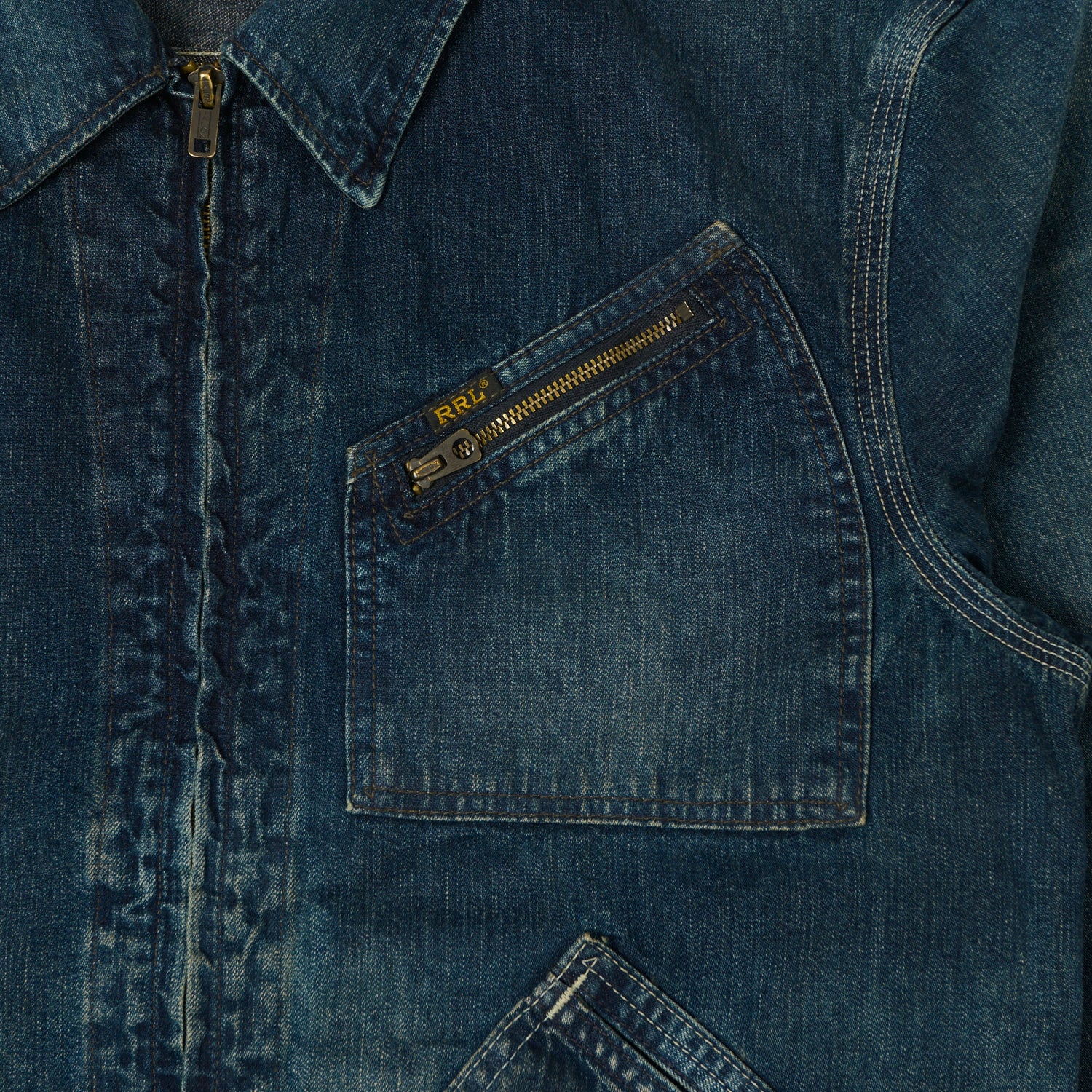 RRL 'Leyton' Denim Jacket - Indigo
