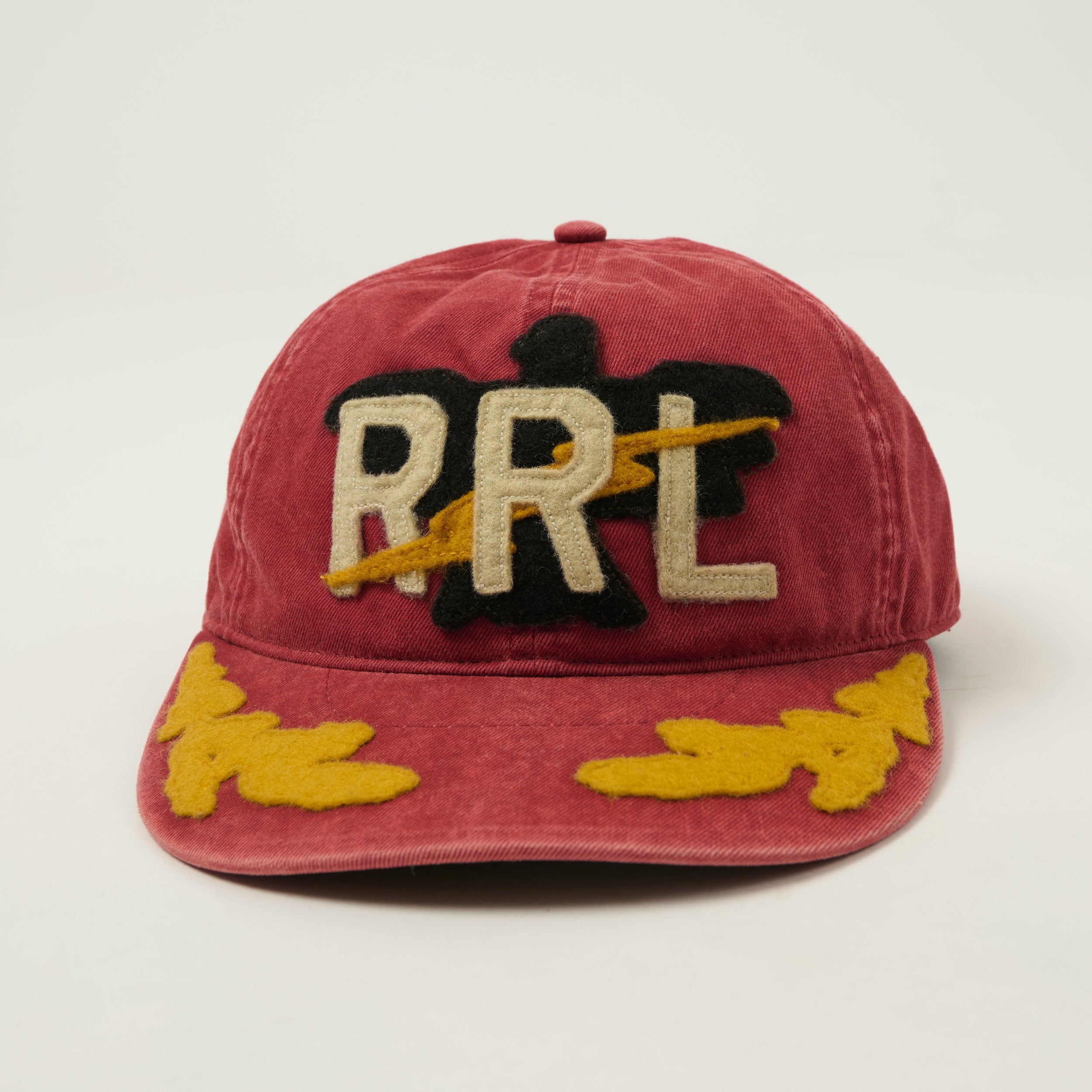 RRL 'Logo-Appliquéd' Twill Ball Cap - Red – SON OF A STAG