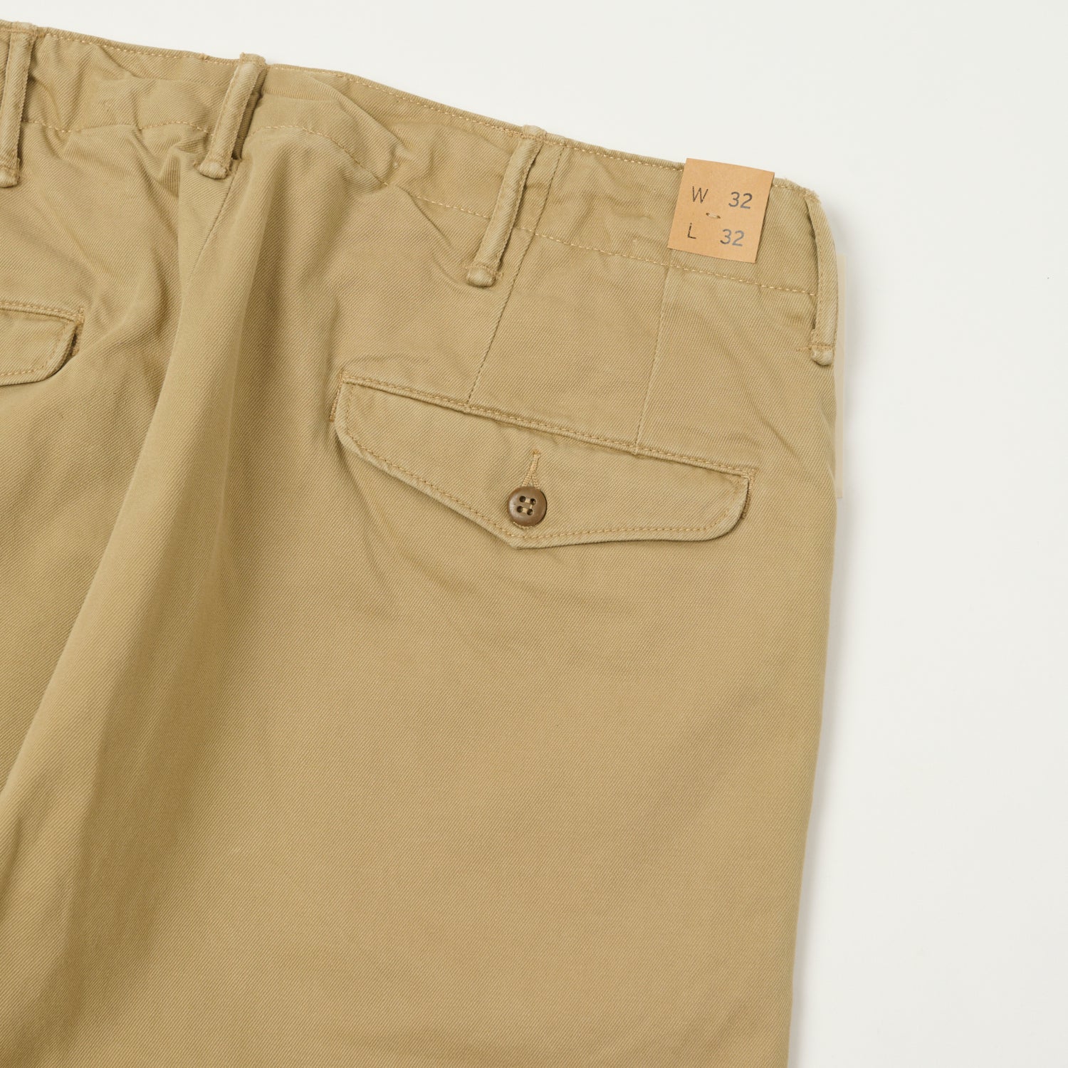 RRL Slim Officer's Chino - New Military Khaki – SON OF A STAG