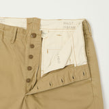 RRL Slim Officer’s Chino - New Military Khaki