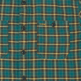 RRL Plaid Twill Workshirt - Teal/Multi