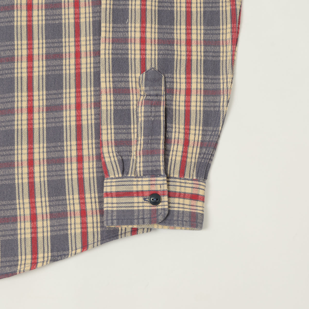RRL Plaid Twill Workshirt - Blue/Multi