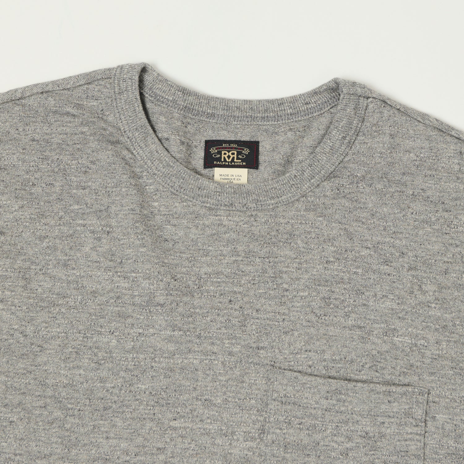 RRL Pocket T-Shirt Two-Pack - Heather Grey