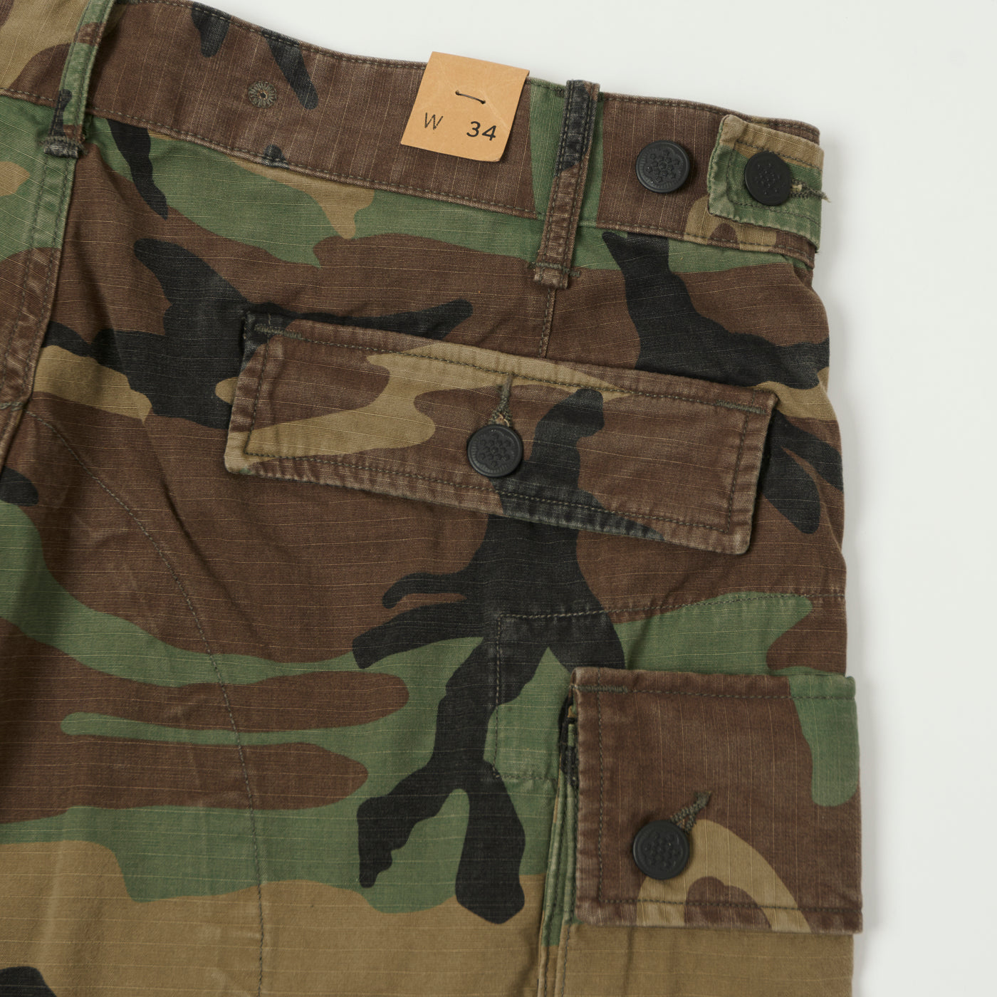 RRL Ripstop Cargo Shorts - Camo