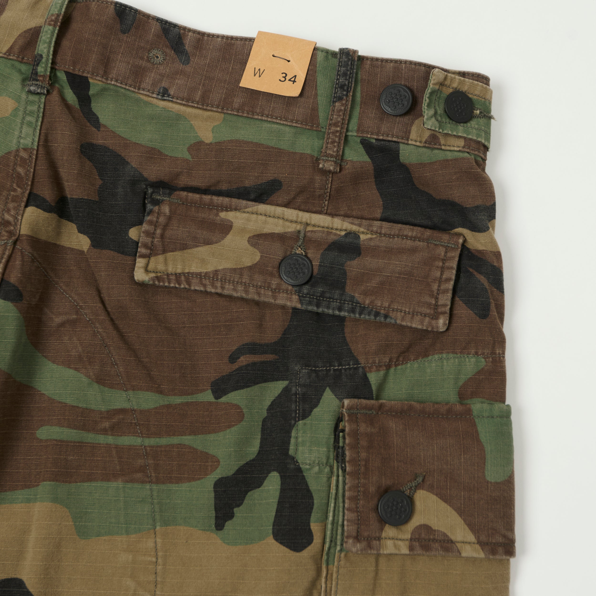 RRL Ripstop Cargo Shorts - Camo