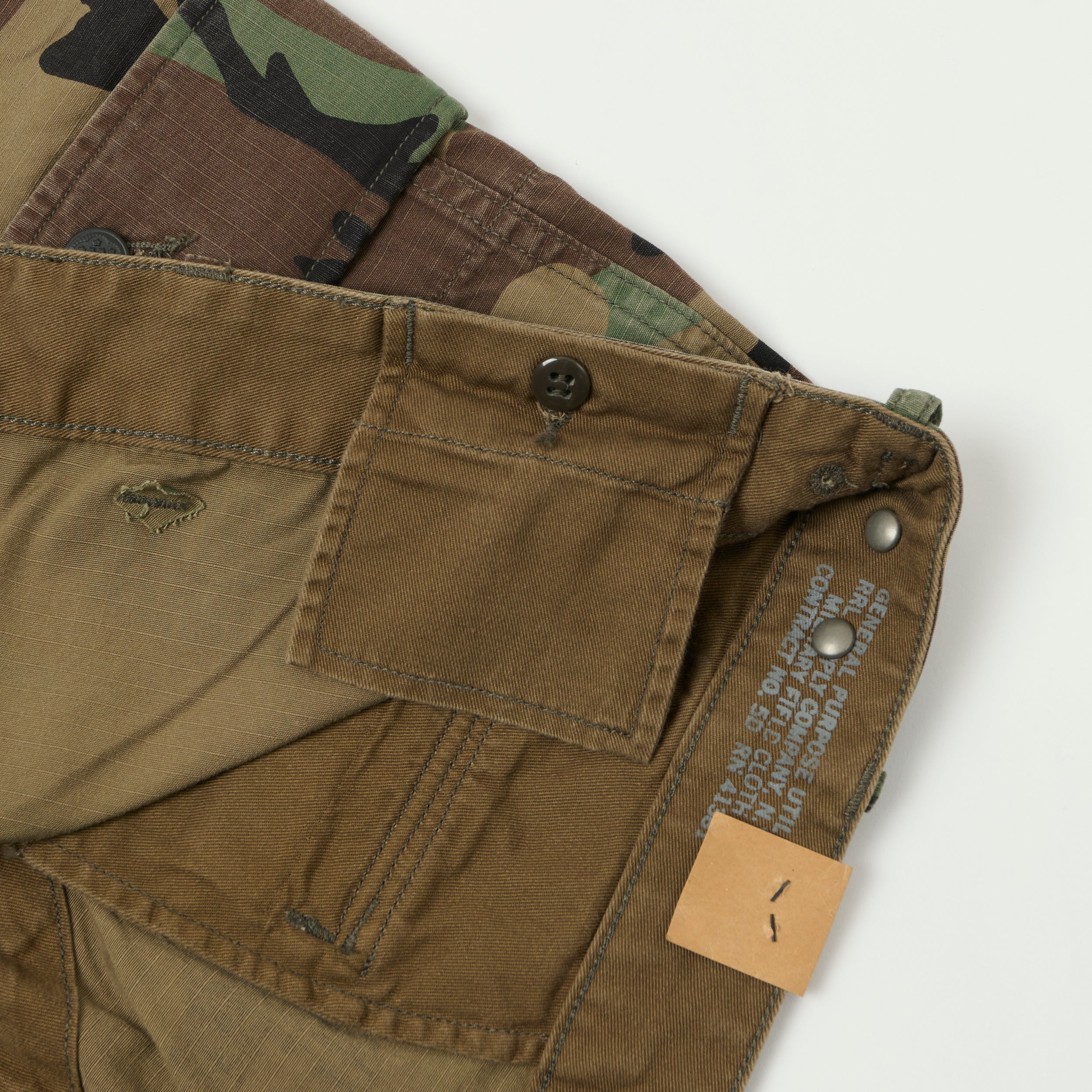RRL Ripstop Cargo Shorts - Camo