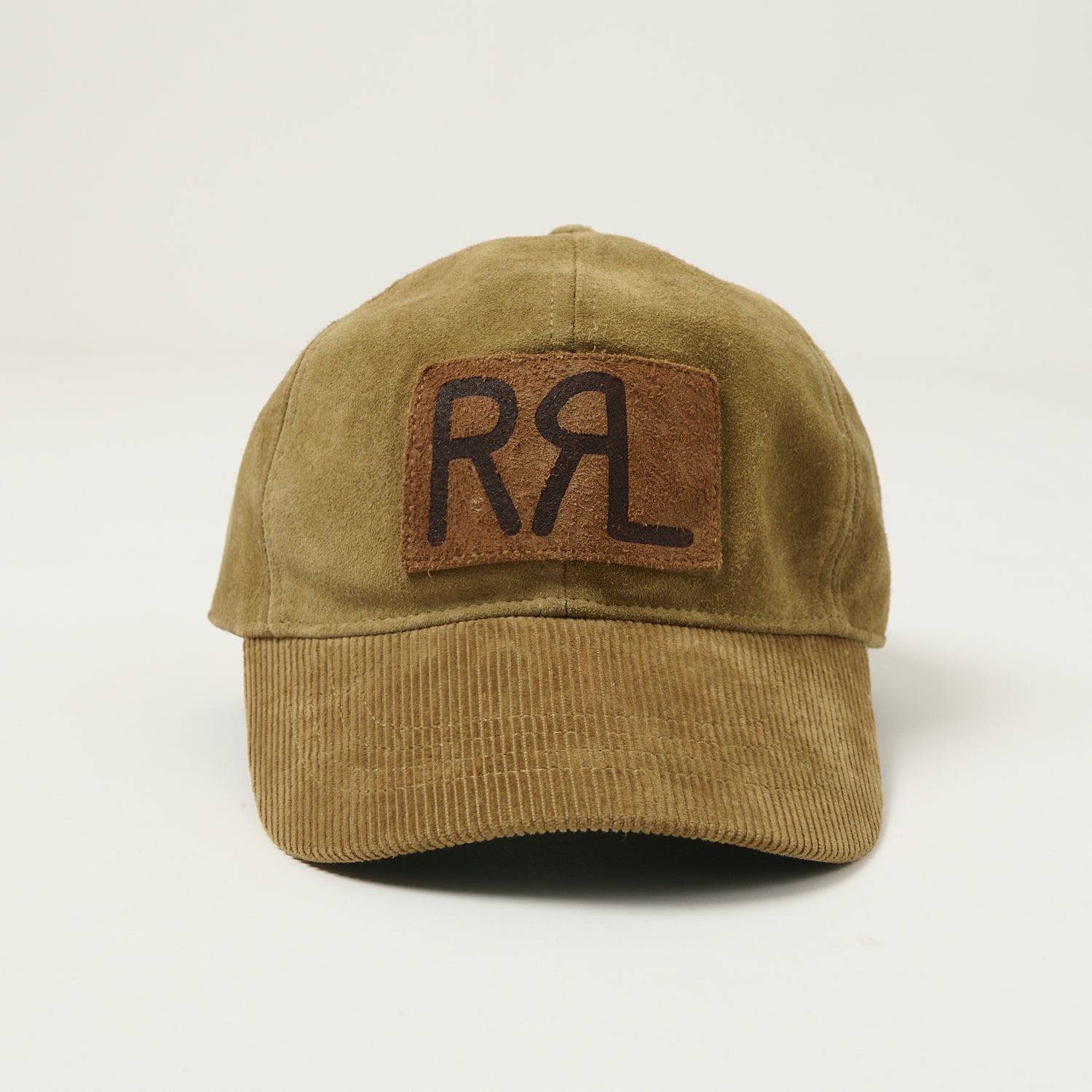 RRL Roughout Suede Trucker Cap - Tan