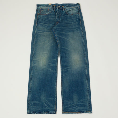 RRL 5-Pocket Selvedge Wide Straight Jean - Grandfalls Wash