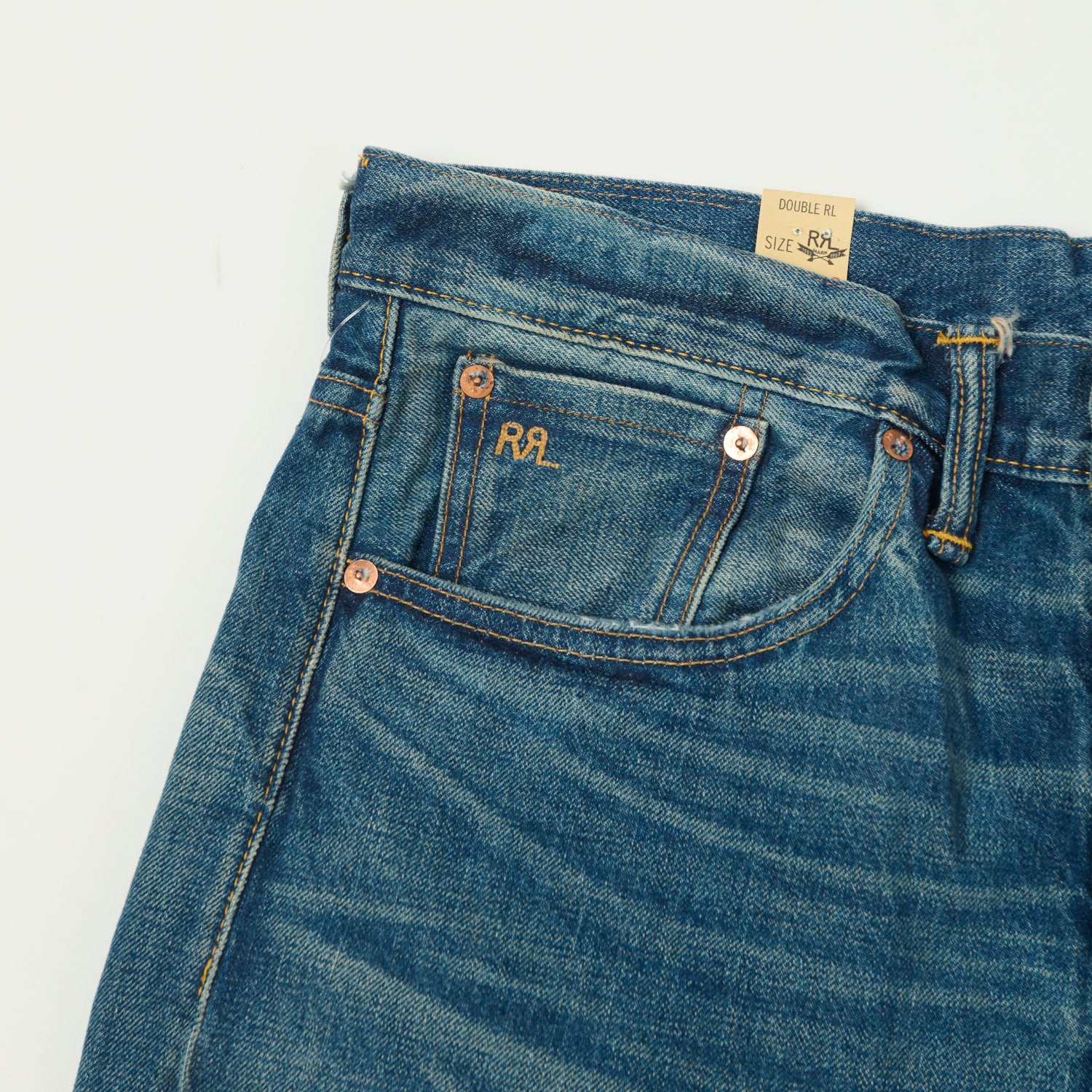RRL 5-Pocket Selvedge Wide Straight Jean - Grandfalls Wash – SON