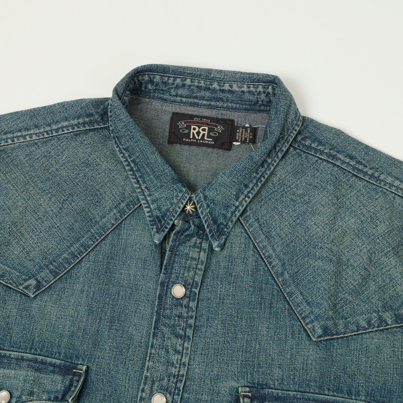 RRL Selvedge-Detailed Woven Workshirt in Natural for Men | Lyst UK