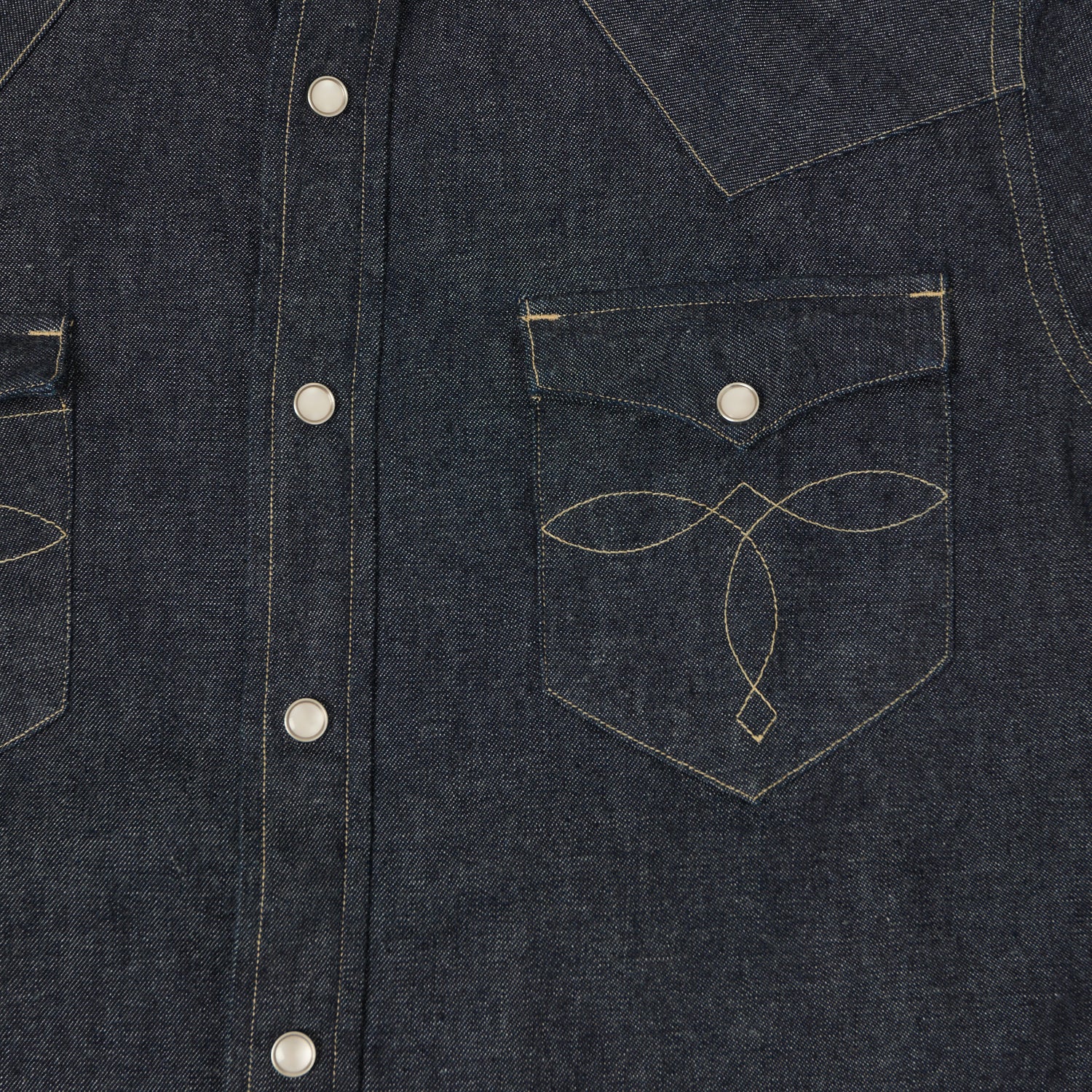 RRL Slim Fit Denim Western Shirt - Rinse – SON OF A STAG