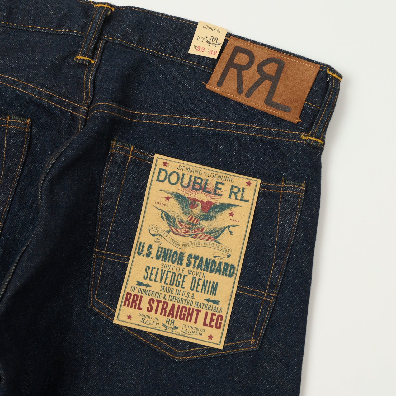 RRL Classic Regular Straight Jean - One Wash