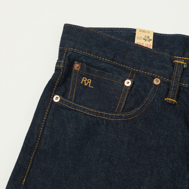 RRL Straight Fit Selvedge Jean - One Wash