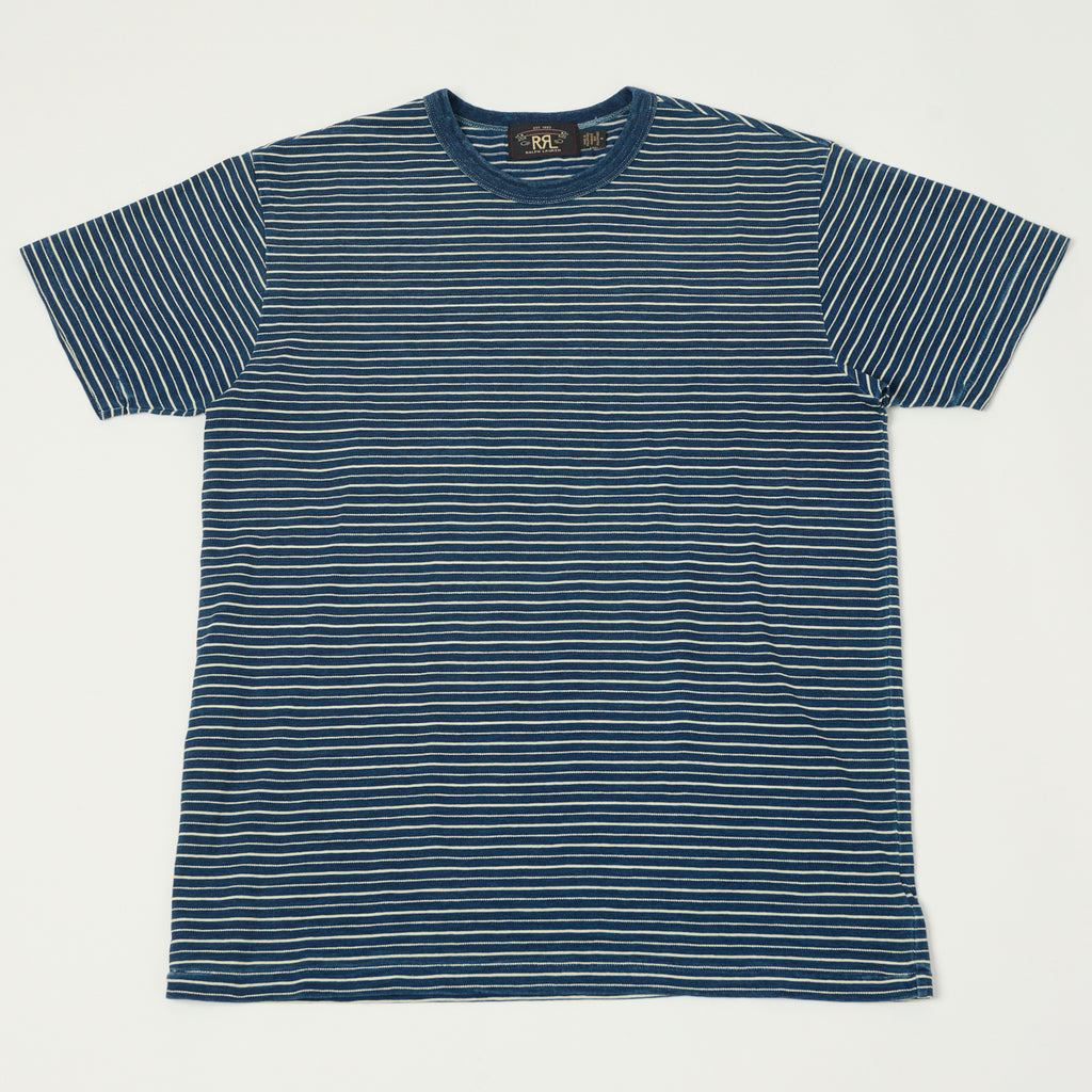 【RRL】STRIPE TEE RRL Men's Stripe T-Shirt in Orange Multi RRL