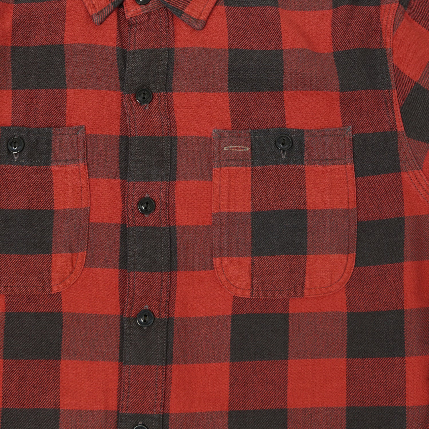 RRL Plaid Twill Workshirt - Red/Black – SON OF A STAG