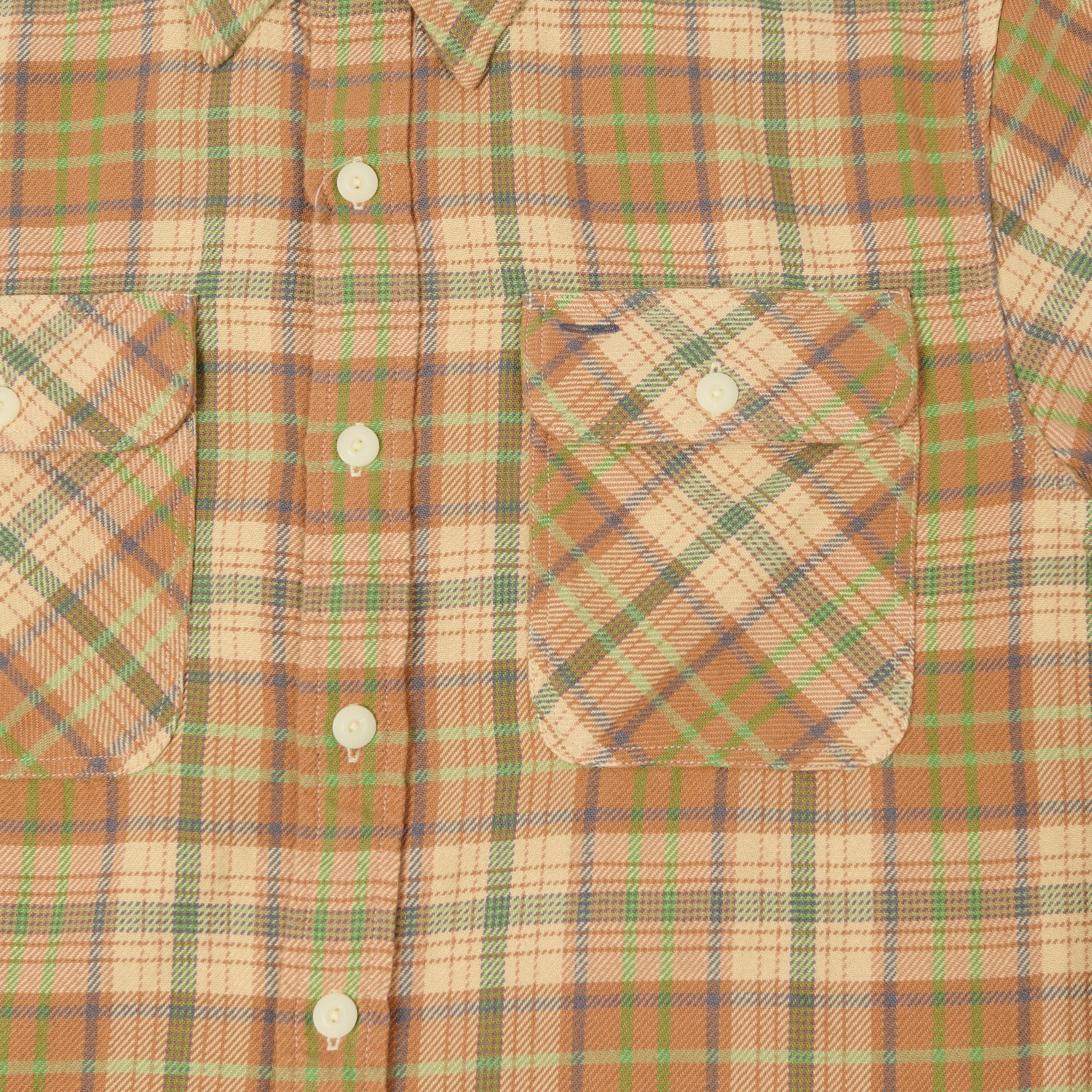 RRL Plaid Twill Workshirt - Orange Multi – SON OF A STAG