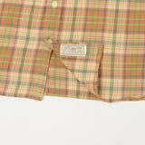 RRL Plaid Twill Workshirt - Orange Multi