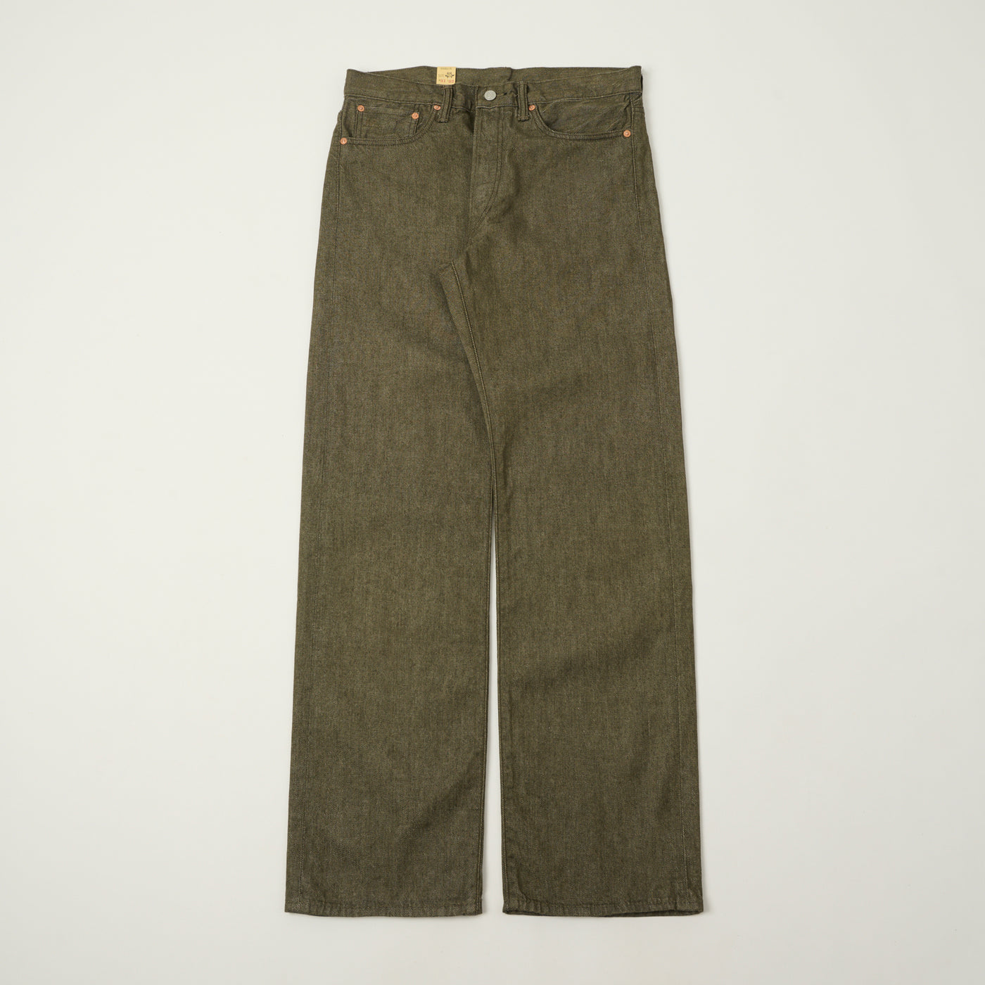 RRL Vintage 5-Pocket 11.5oz Relaxed Straight Jean - Olive