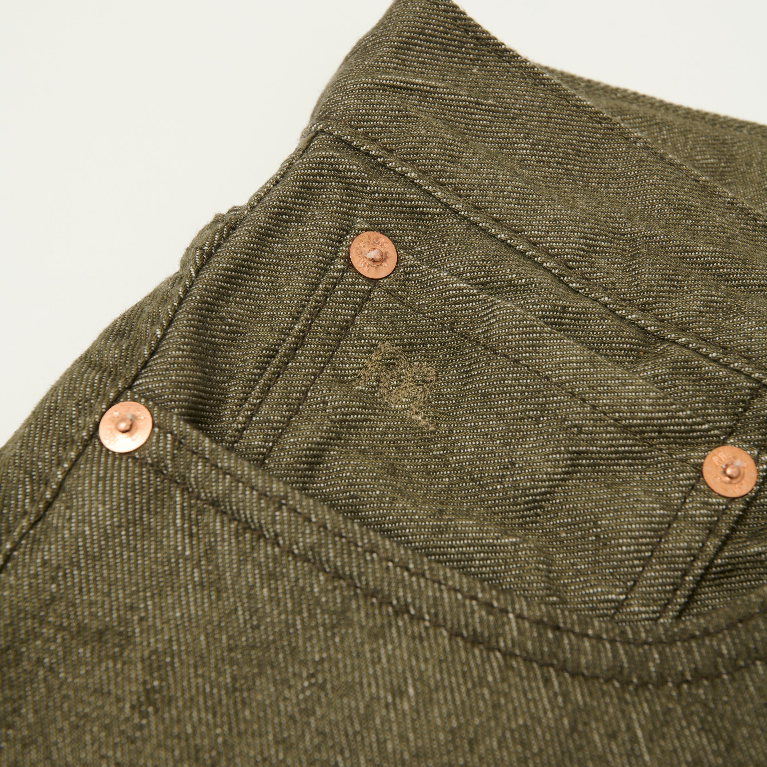 RRL Vintage 5-Pocket 11.5oz Relaxed Straight Jean - Olive – SON OF