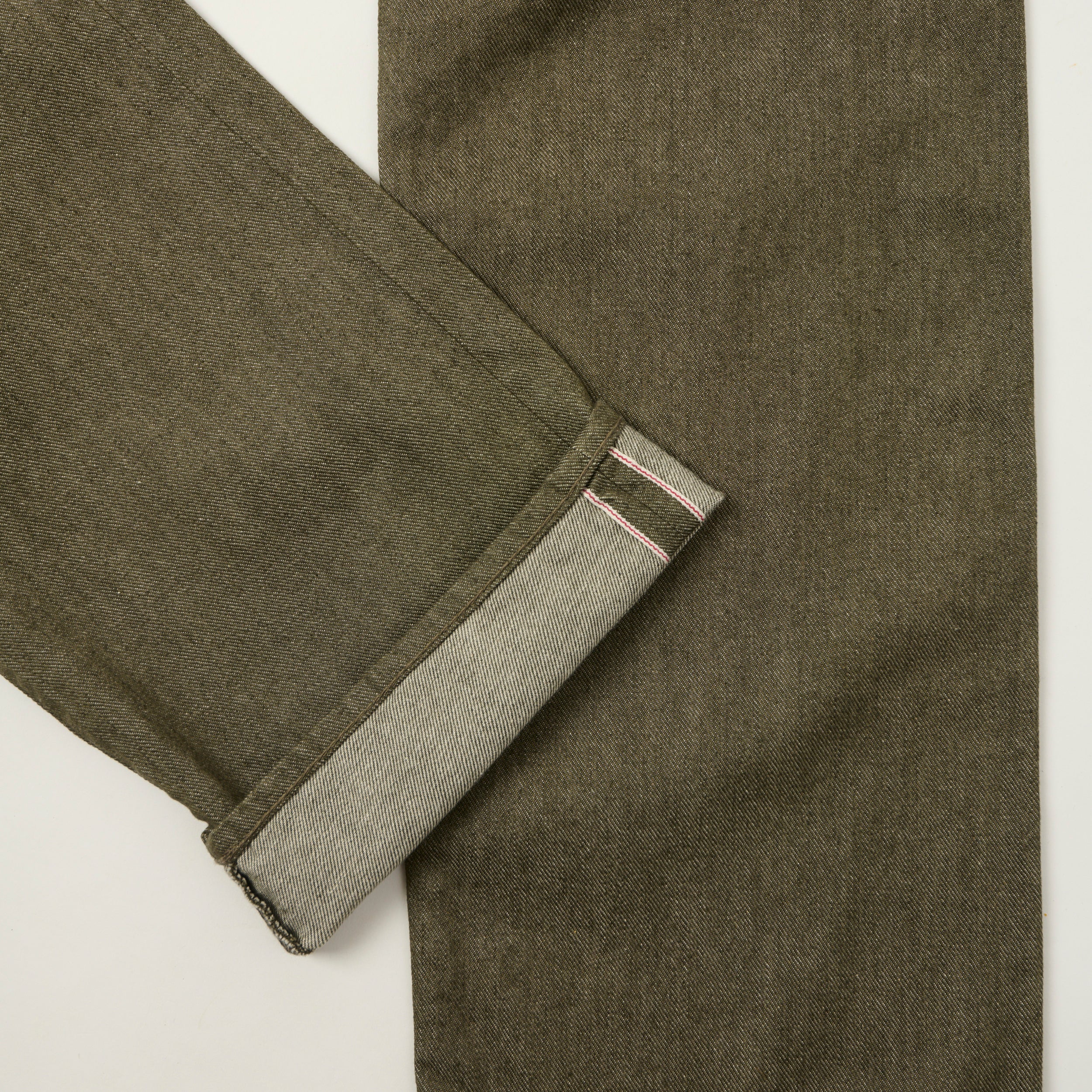 RRL Vintage 5-Pocket 11.5oz Relaxed Straight Jean - Olive