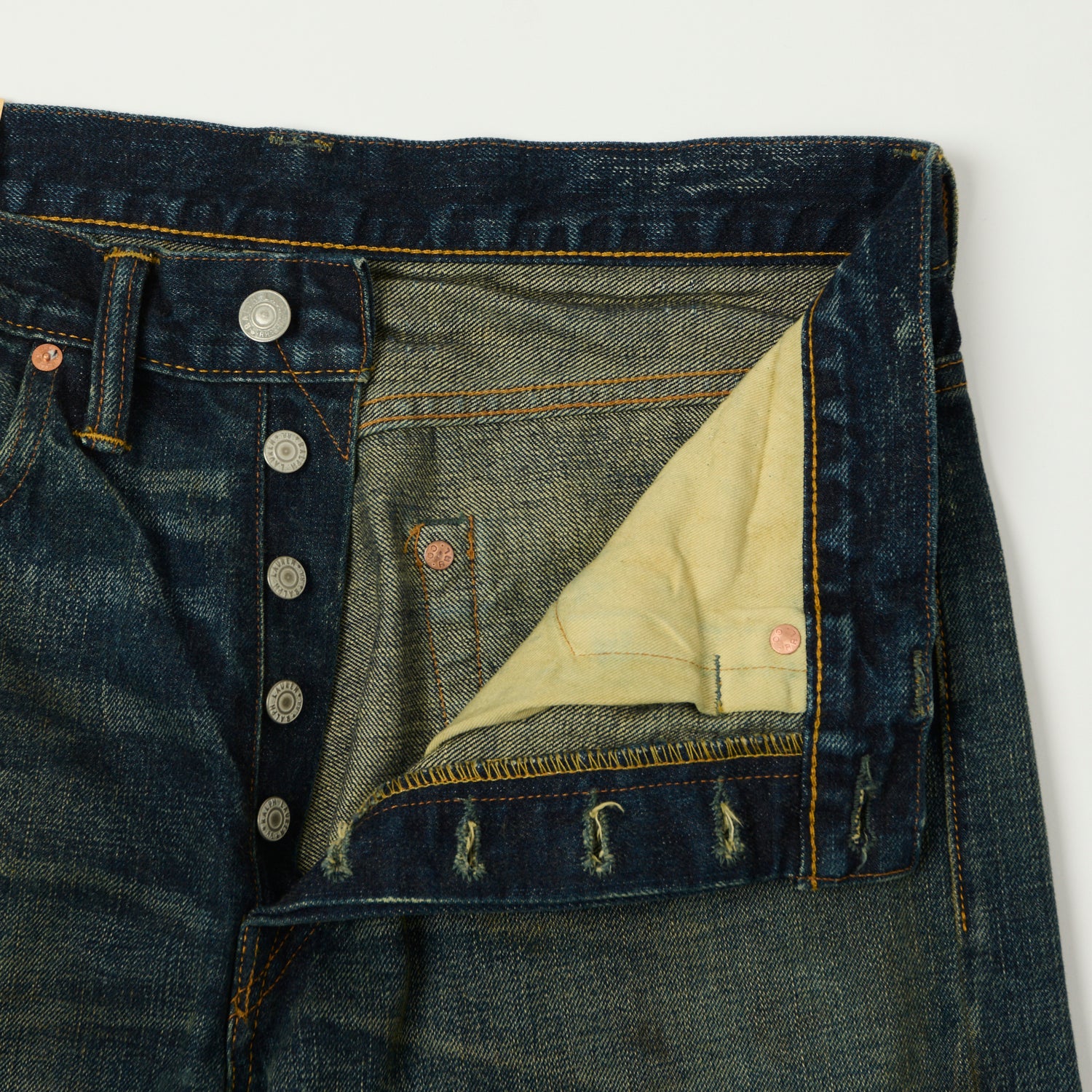 RRL Vintage 5-Pocket Wide Straight Jean - Givins Wash