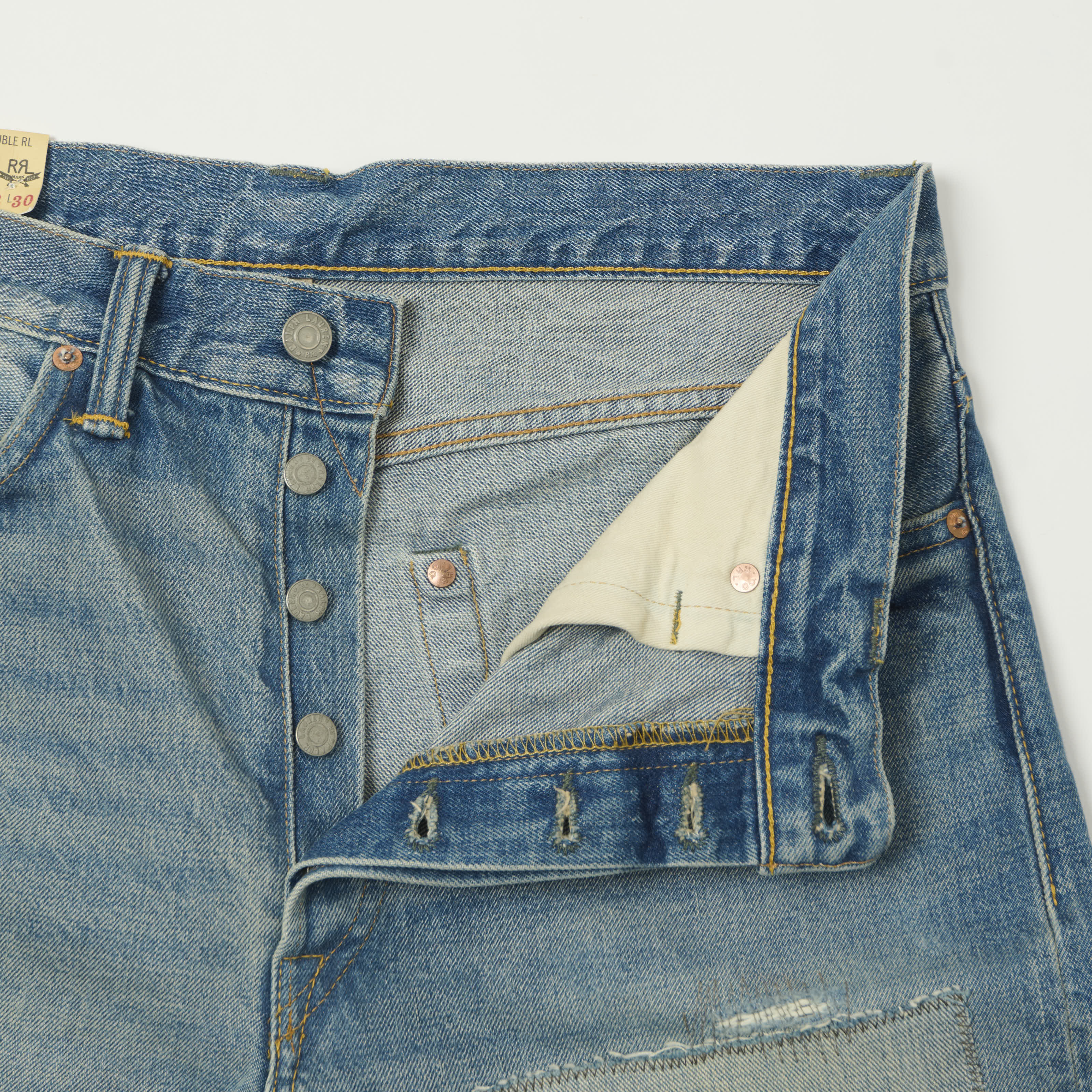 RRL Vintage 5-Pocket 14oz Wide Straight Jean - Midlands Wash – SON