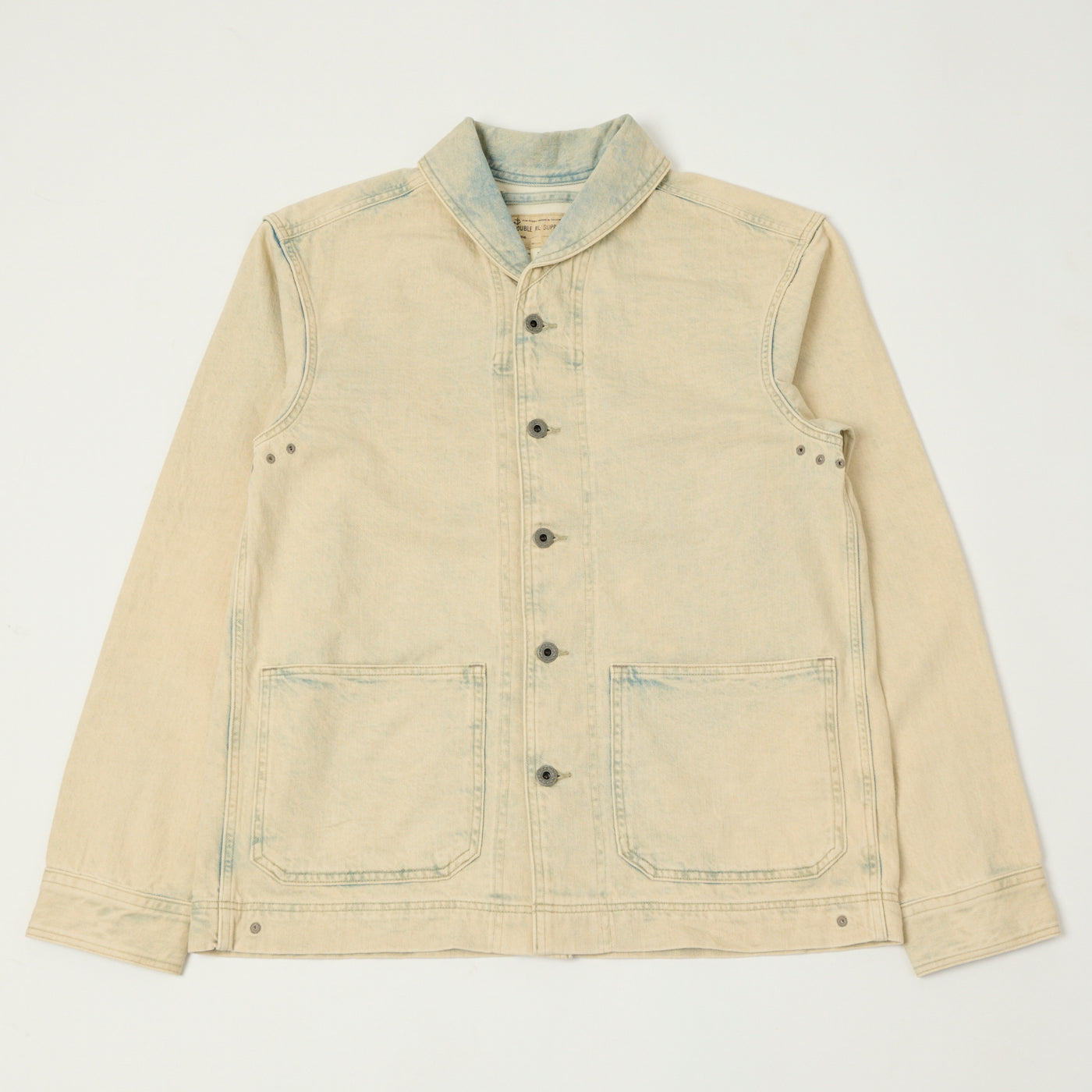 RRL Shawl Collar Overshirt - Faded Indigo