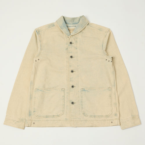 RRL Shawl Collar Overshirt - Faded Indigo