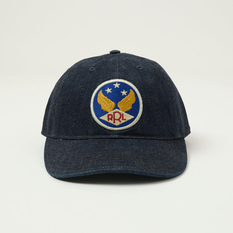 RRL Winged-Logo Cap - Rinsed Denim