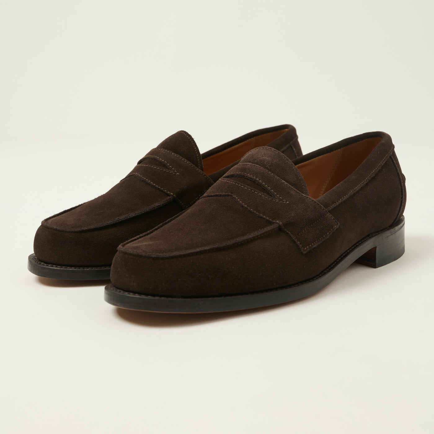 Sanders x FULLCOUNT 'Madrid' Buttseam Penny Loafer - Pinner Suede