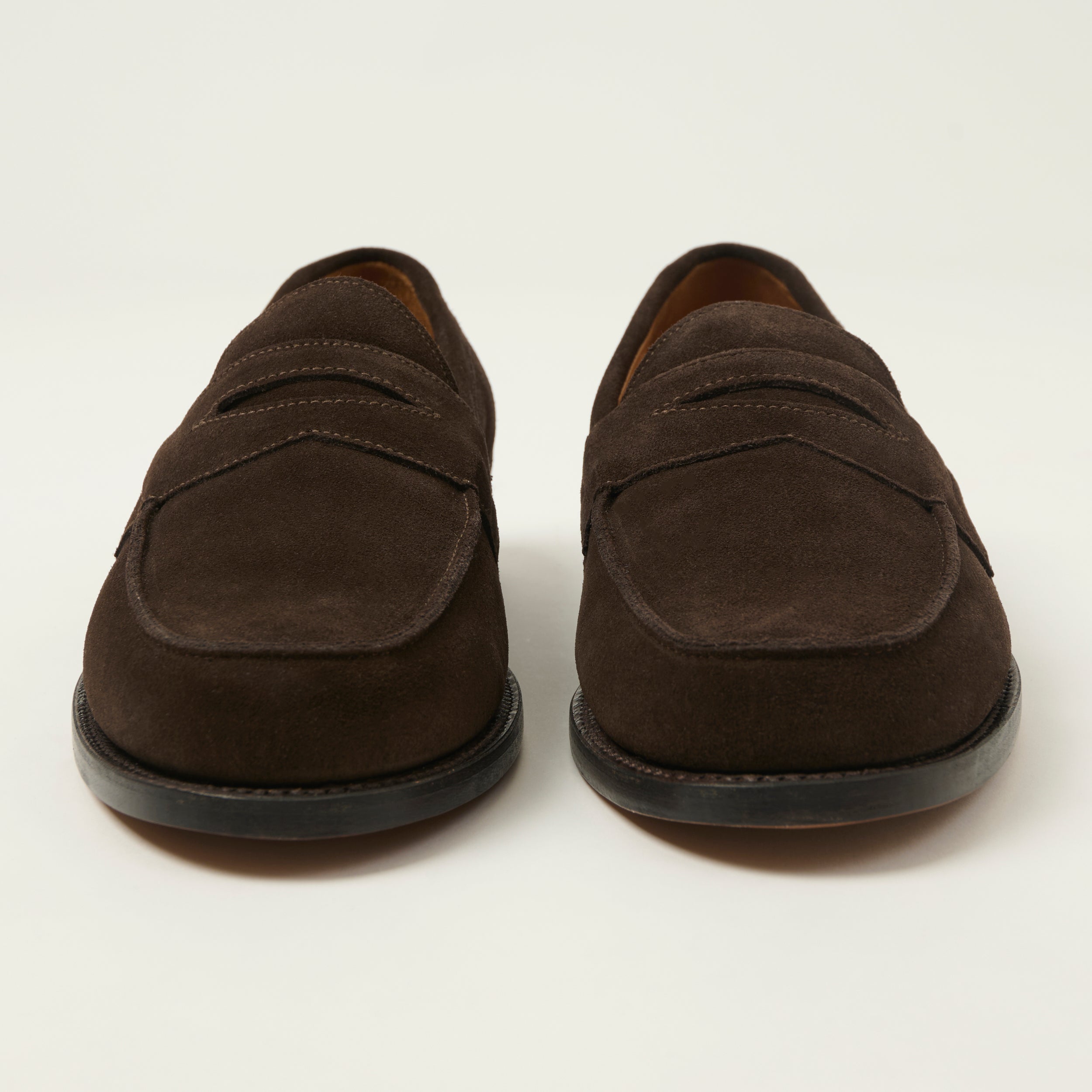 Sanders x FULLCOUNT 'Madrid' Buttseam Penny Loafer - Pinner Suede