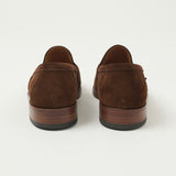 Sanders & Sanders Aldwych Buttseam Penny Loafer - Polo Snuff Suede