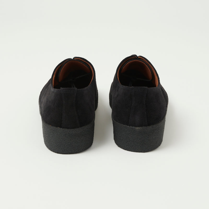 Sanders Japan Collection Brit Shoe - Black Suede